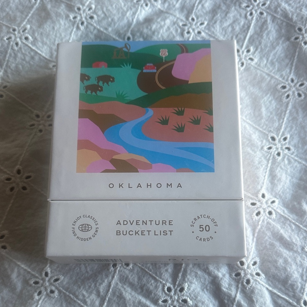 Oklahoma Adventure Bucket List Scratch-Off Cards